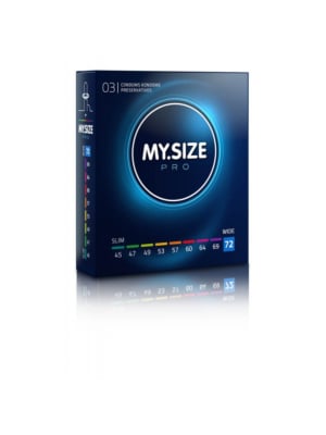 MY SIZE PRO Condoms 72 mm (3 pieces)
