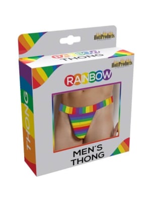 Rainbow Men's Thong