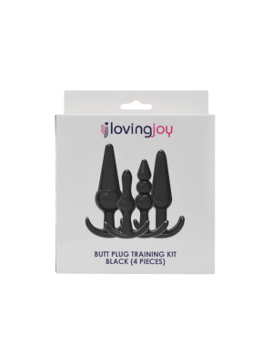 Loving Joy Butt Plug Training Kit Black