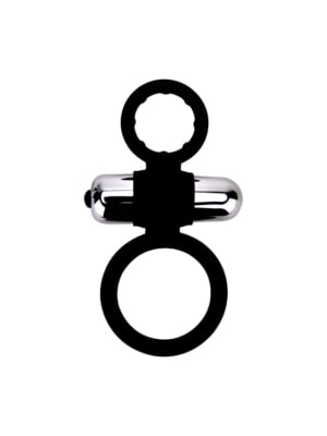 Loving Joy Silicone Vibrating Cock and Ball Ring
