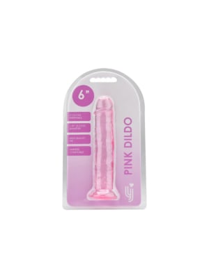 Loving Joy 6 Inch Suction Cup Dildo Pink
