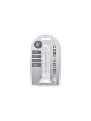 Loving Joy 6 Inch Suction Cup Dildo Clear