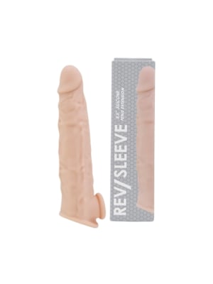 Rev-Sleeves 8.5 Inch Realistic Silicone Penis Extension Sleeve