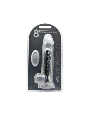Loving Joy 8 Inch Remote Vibrating Dildo