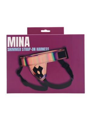 Mina Shimmer Strap-On Harness