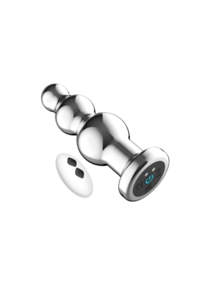 Toosh Remote Controlled Metal Vibrating Anal Beads