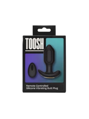 Toosh Remote Controlled Silicone Vibrating Butt Plug