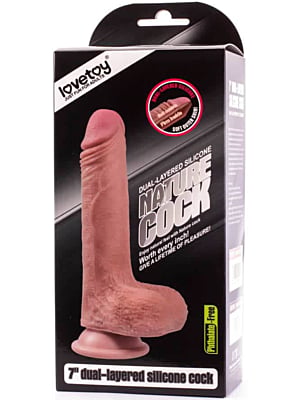 18CM Dual-layered Silicone Dildo