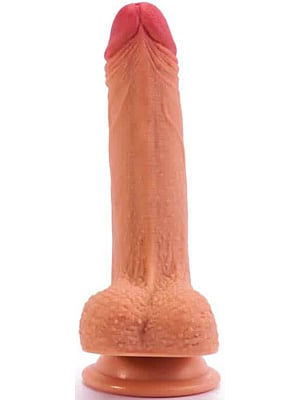 7'' Dual-layered Silicone Dildo