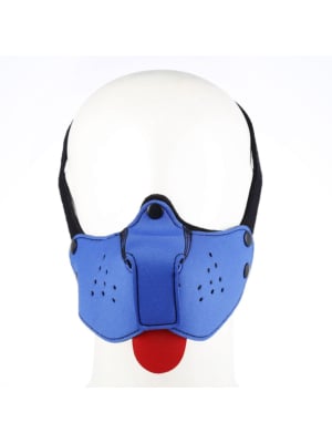 Neoprene Puppy Dog Blue Mouth Mask