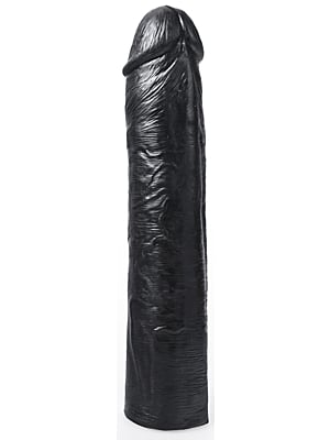 Ρεαλιστικό Ομοίωμα Πέους Hung System Benny 25.5 cm - Μαύρο - Στραπόν