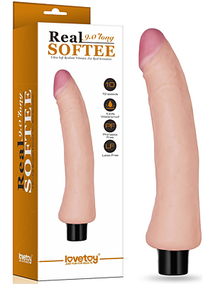 Ρεαλιστικός Δονητής REAL SOFTEE, lovetoy 23εκ- 5