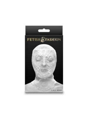 Fetish & Fashion - Lace Hood - White - Alternate Package