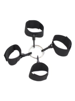 Nylon Wrist & Ankle Restraints Black