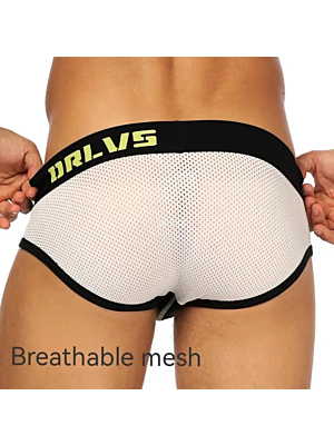 Mesh Brief Mens Underwear Black