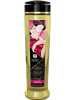 Λάδι για Ερωτικό Μασάζ Shunga Sweet Lotus 240 ml