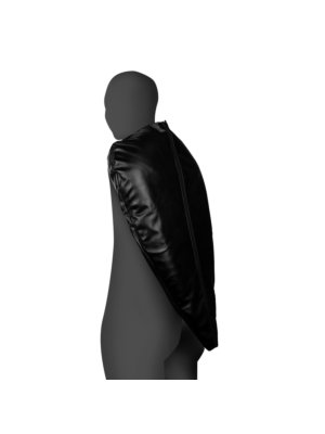 Zip-Up Full Arm and Shoulder Sleeve Restraint - Black