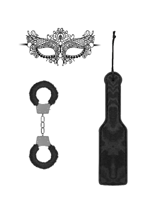 Ouch! Introductory Bondage Kit #3 - Black