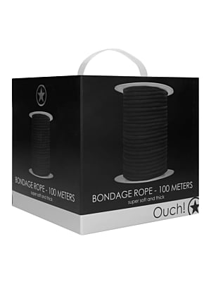 Bondage Rope - 100 Meters - Black