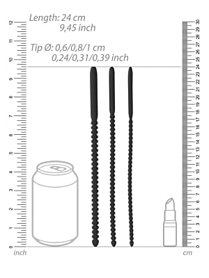 Ouch! Urethral Sounding - Silicone Dilator Set