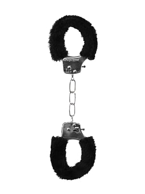 Beginner's Furry Hand Cuffs - With Quick-Release Button