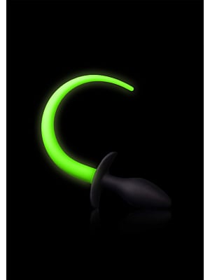 Puppy Tail plug - Glow in the Dark