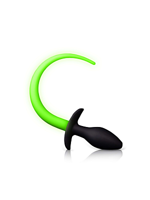 Puppy Tail plug - Glow in the Dark