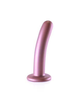 Smooth Silicone G-Spot Dildo Pink 6''