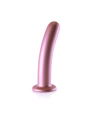 Smooth Silicone G-Spot Dildo 7'' Pink