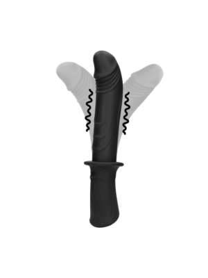 Ouch Hand Held Vibrating Sex Machine - Black