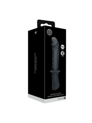 Ouch Hand Held Vibrating Sex Machine - Black
