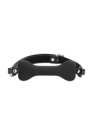 Ouch Silicone Bone Gag Black