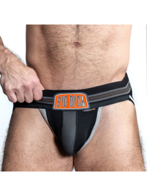 OXBALLS BULGER Pumper Slider JockStrap Black Iron -M