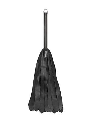 Metal Steel Handle 'D Calf Softy 36 Tails - Black
