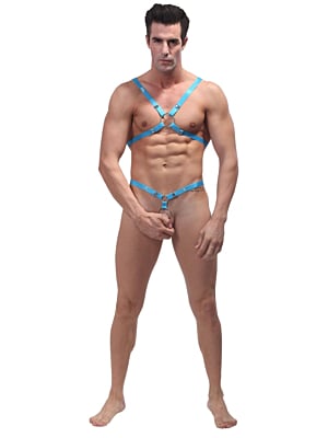 Rip Of Harness Set - Turquoise One Size