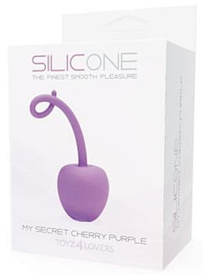 Κολπική Μπάλα Σιλικόνης My Secret Cherry Vaginal Ball (Μωβ) - Toyz4Lovers