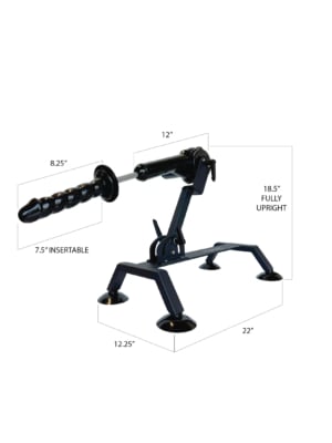 Fetish Fantasy Series Body Dock Sex Machine - Black