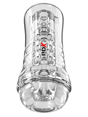 Pdx Elite View Tube See-thru Ez-grip Stroker