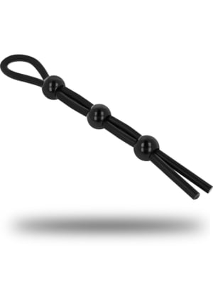 Black Adjustable Penis Ring L