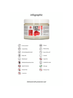 Fist It - Strawberry - Extra ThickΒ - 500ml