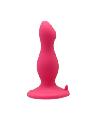 Πρωκτική Σφήνα Timeless Butt Plug με Βάση Βεντούζας (Ροζ) - Toyz4lovers