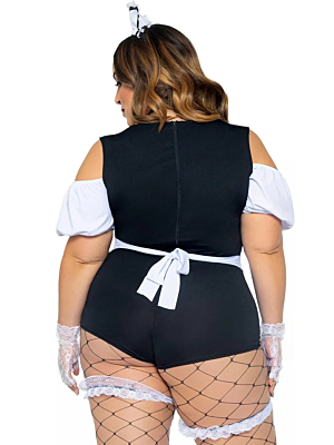 Leg Avenue Plus Frenchie Bodysuit  3-4xl