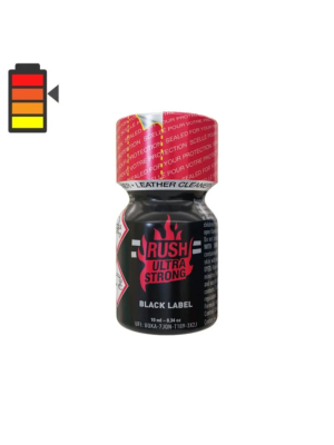 Leather Cleaner Poppers Rush Ultra Strong Black Label 10 Ml Amyl