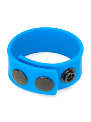Prowler Red Silicone Cock Strap - Dark Blue