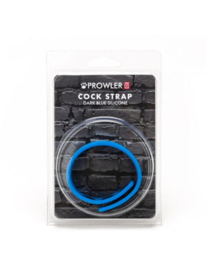 Prowler Red Silicone Cock Strap - Dark Blue
