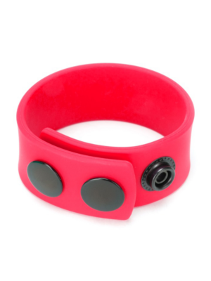 Prowler Red Silicone Cock Strap - Red