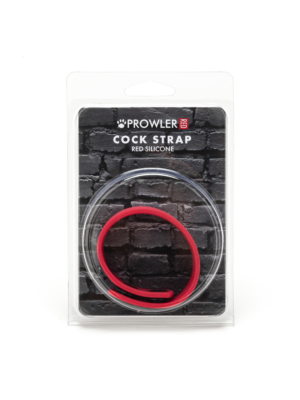 Prowler Red Silicone Cock Strap - Red