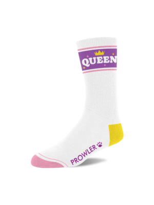 Prowler Queen Socks - White/Purple