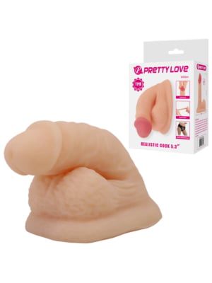 Pretty Love - Wildon Ultra Realistic and elastic dildo 10 cm natural