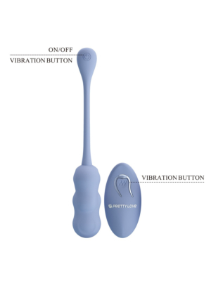 Pretty Love Leshy Vibrating Egg Blue